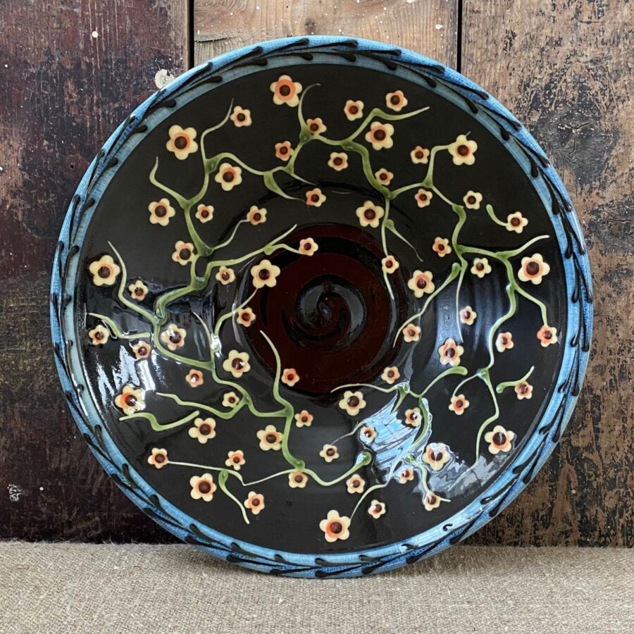 Paul Young Slipware Large Blossom Bowl PYLB1