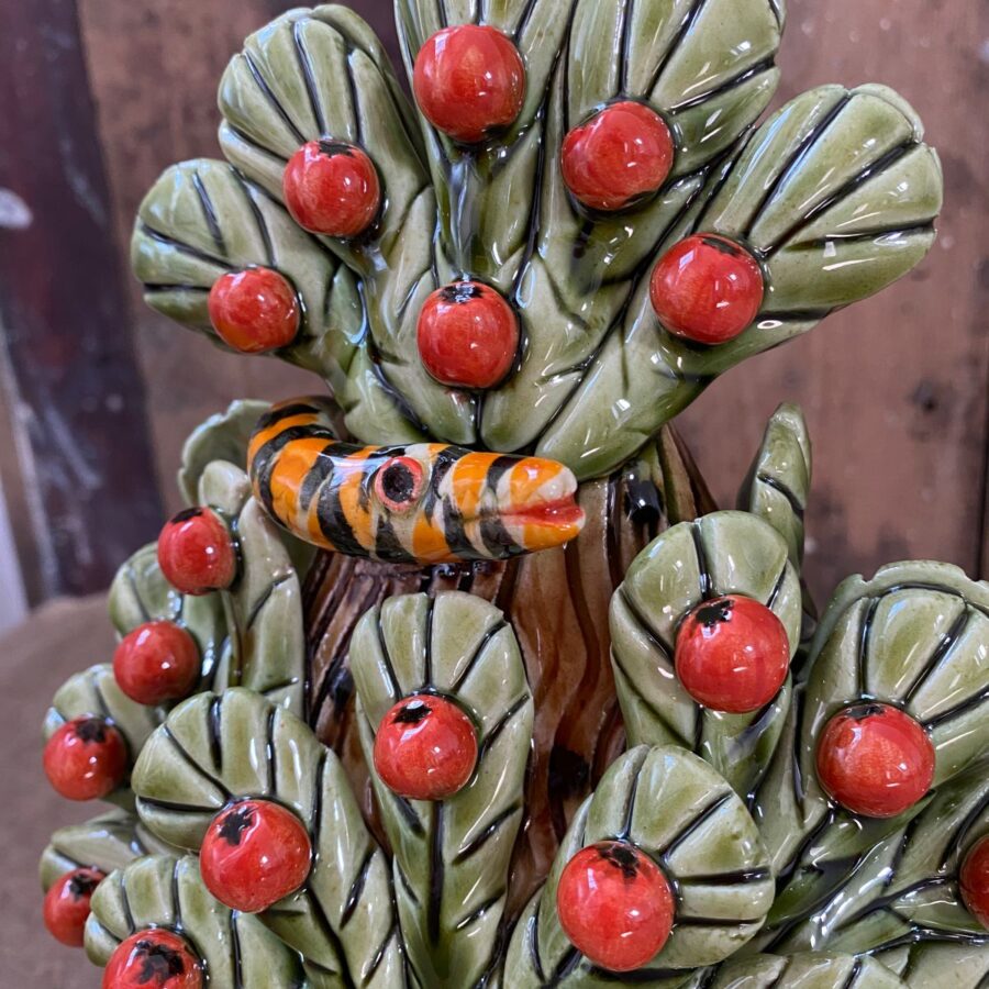 Paul Young Slipware Temptation Serpent Striped Base