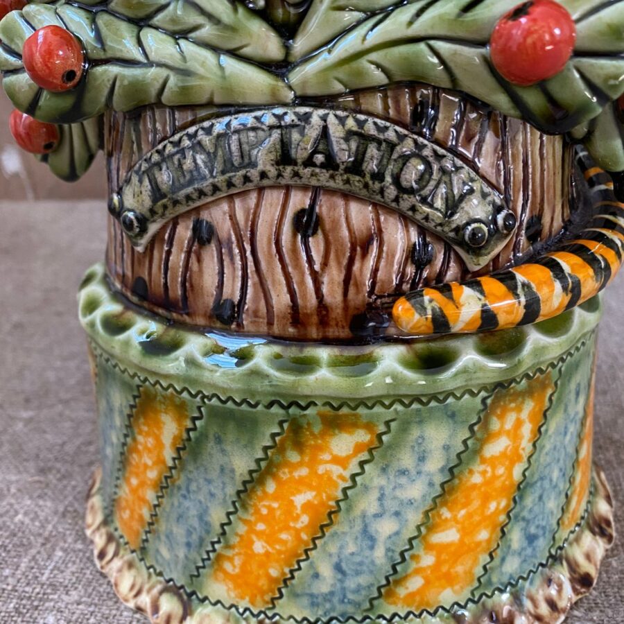 Paul Young Slipware Temptation Serpent Striped Base