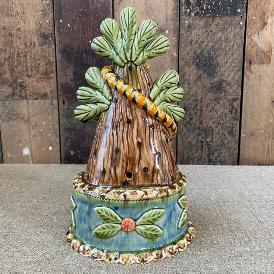 Paul Young Slipware Temptation Serpent Floral Base