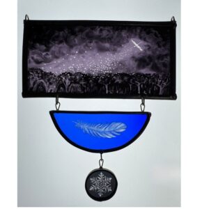 Tamsin Abbott Stained Glass - A Snowfall of Feathers - Image 2