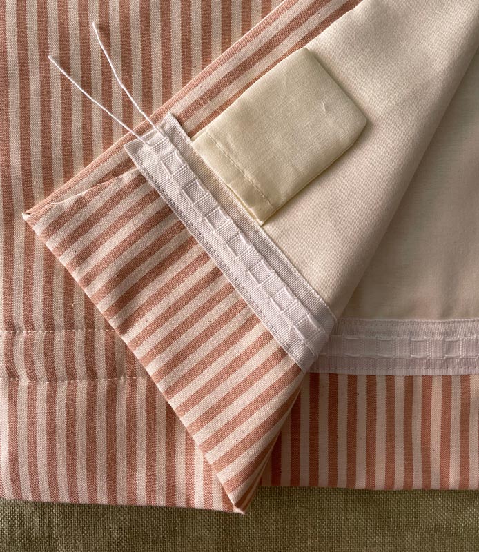 Making a Pair of Cottage Curtains in a Day