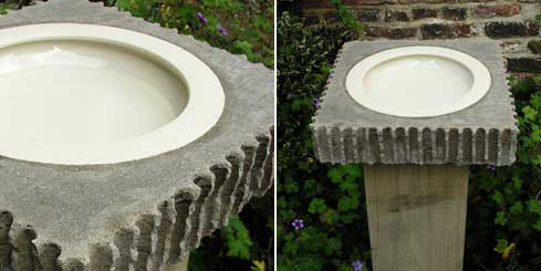 Mark de la Torre Bird Bath Tinsmiths