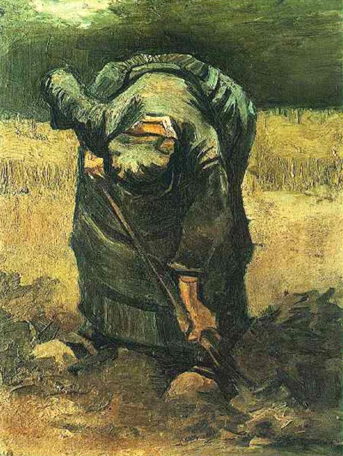 Van Gogh Peasant Woman digging