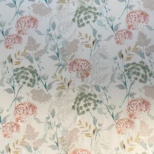 Cottage Garden Teal and Pink - Image 2