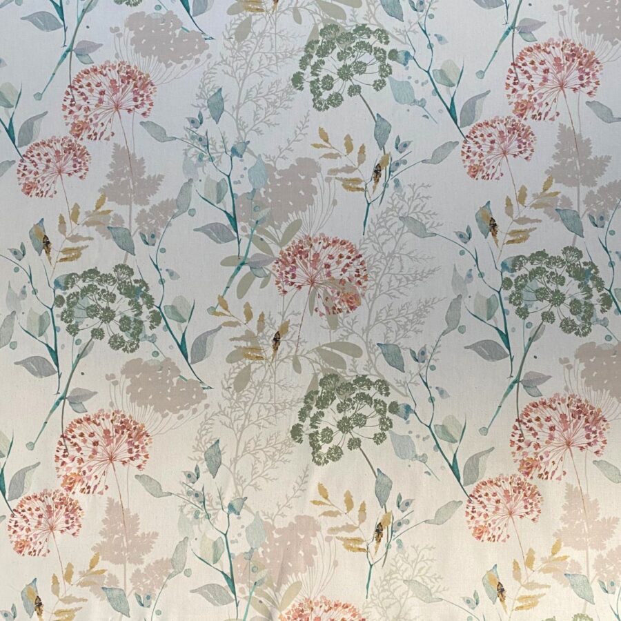 Cottage Garden Teal and Pink