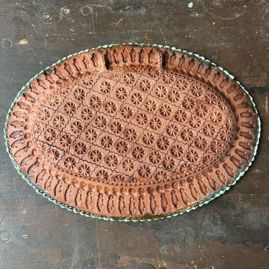 Sophy Mackeith Feathered Platter SMPF2