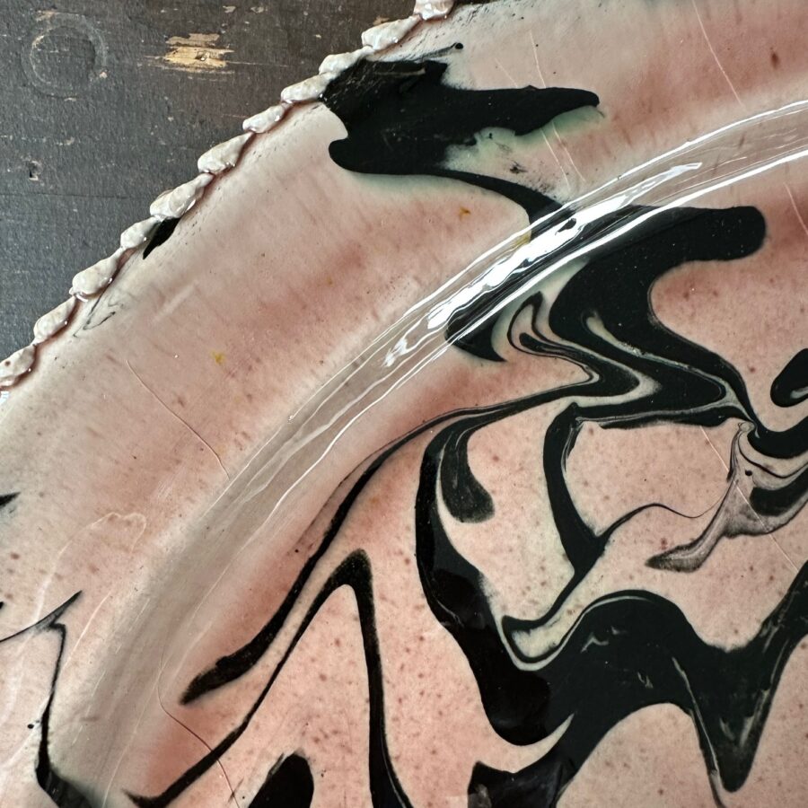 Sophy Mackeith Marbled platter SMMP3