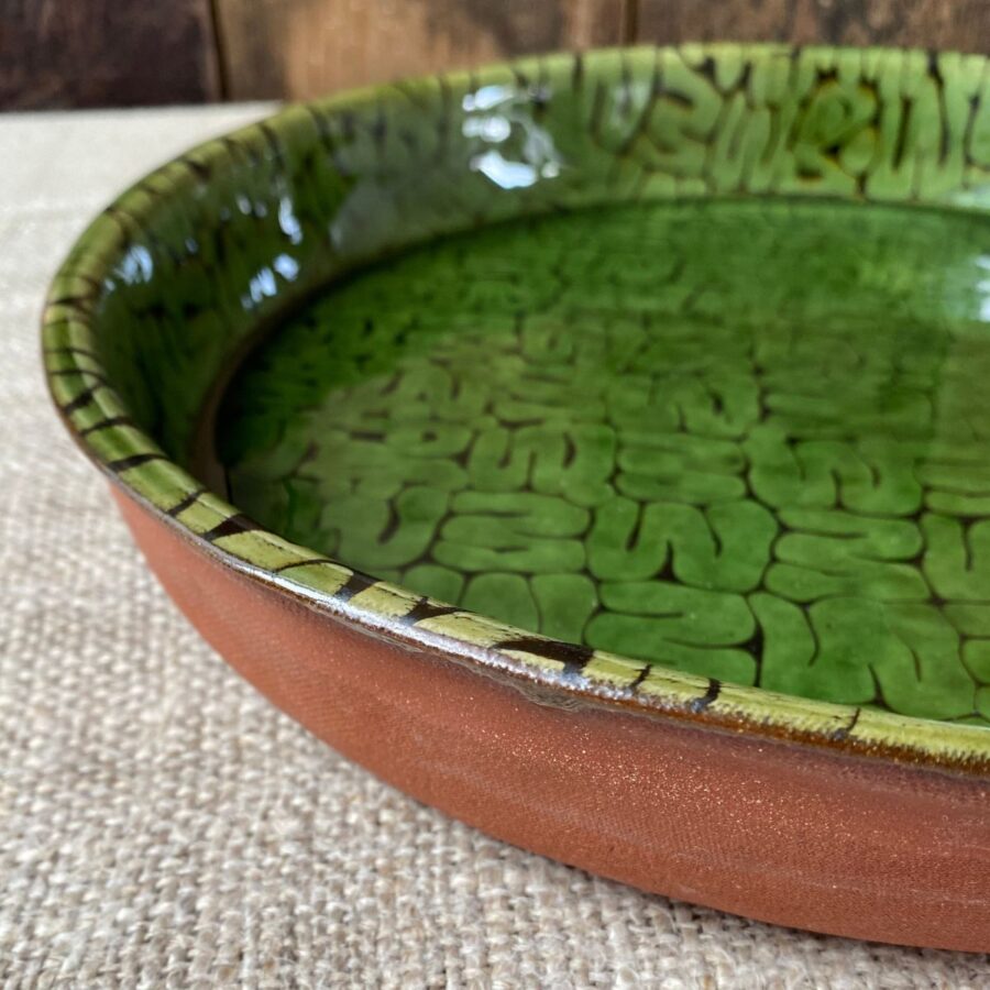 Patia Davis Round Baker - Green PTBB2