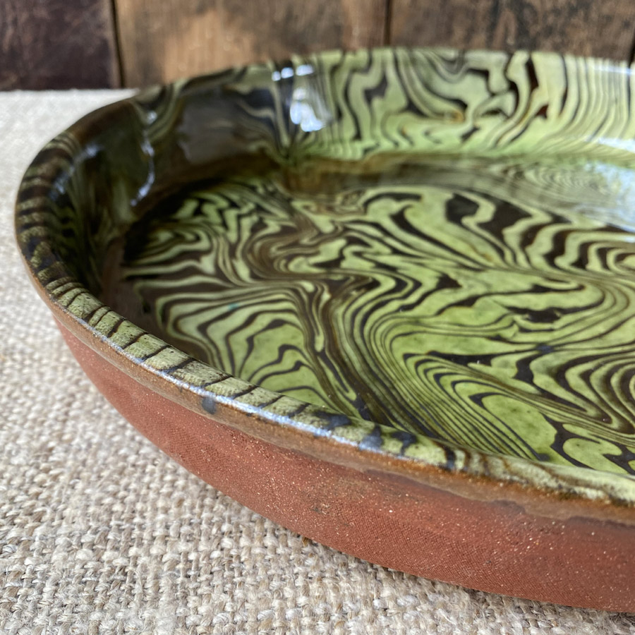 Patia Davis Round Baker - Green PTBM
