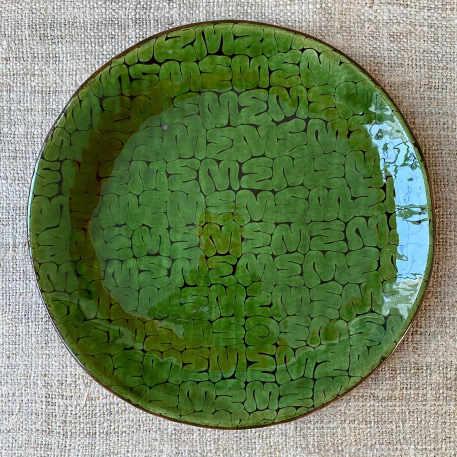 Patia Davis Dinner Plate - Green PTDP2
