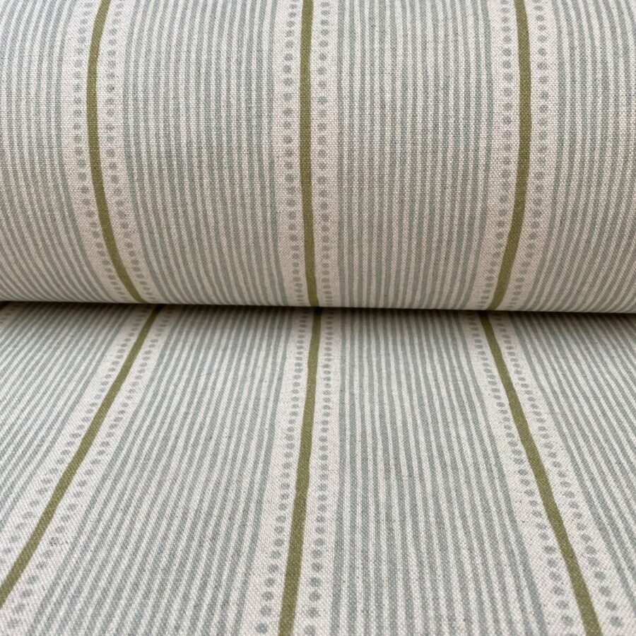 Extra Wide Avebury Stripe Duckegg & Olive