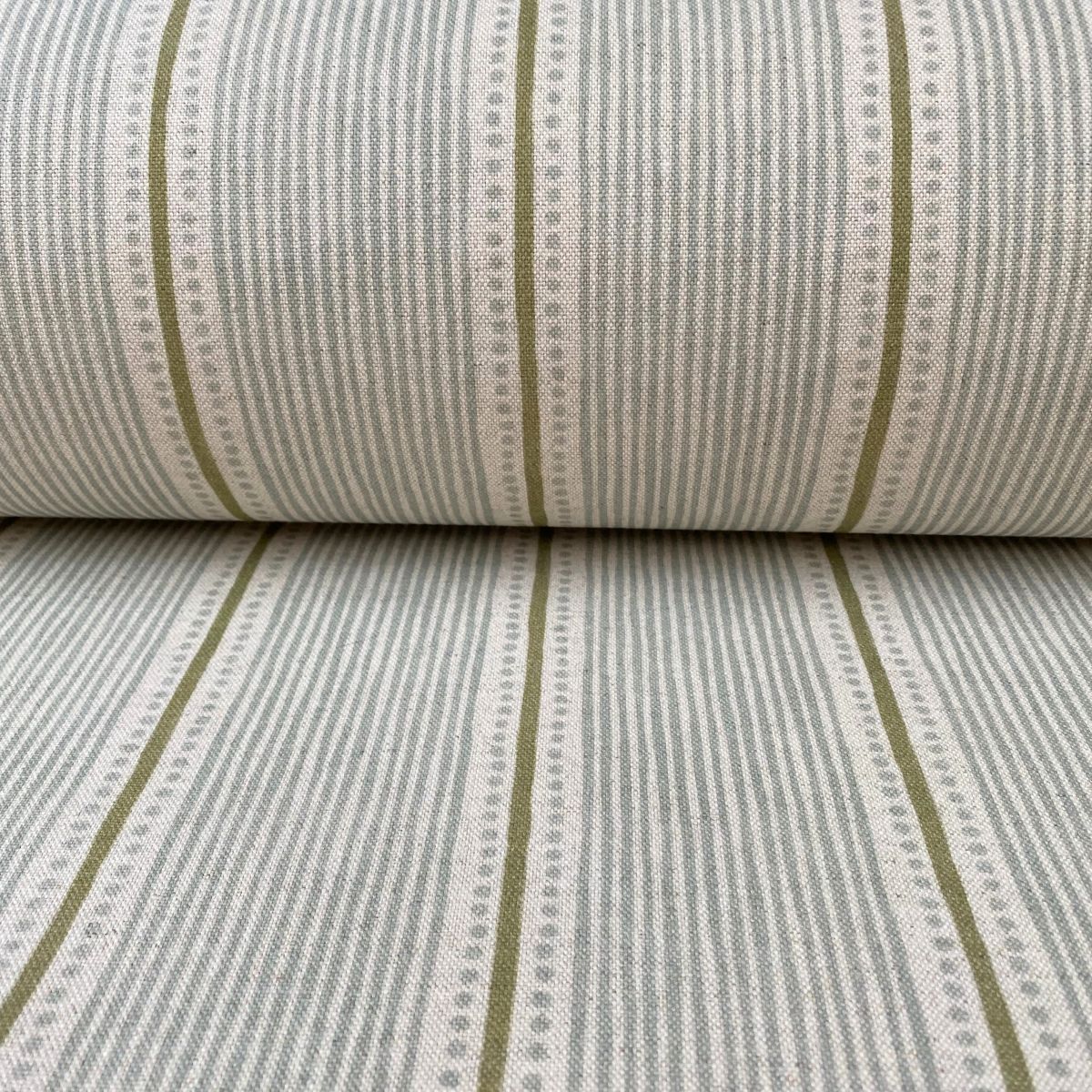 Extra Wide Avebury Stripe Duckegg & Olive - Image 3