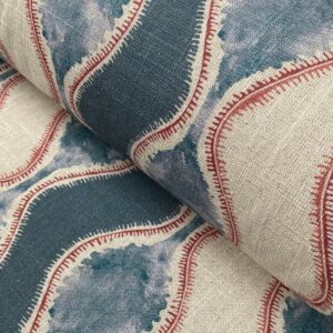 Sissinghurst Stripe Print Fabric Cloth Tinsmiths Ledbury