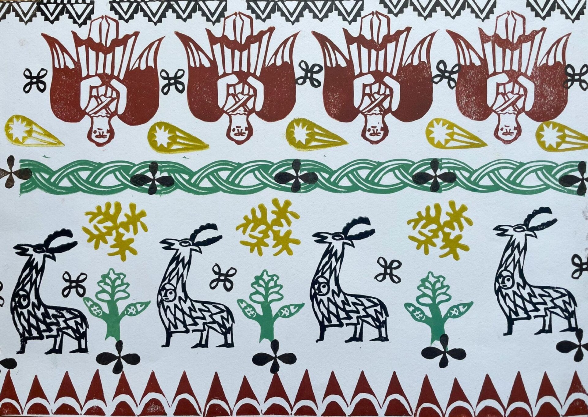 Christmas Stamp Printing Workshop with Desdemona McCannon