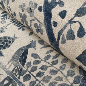 Tinsmiths Oxiana Extra Wide Fabric Indigo