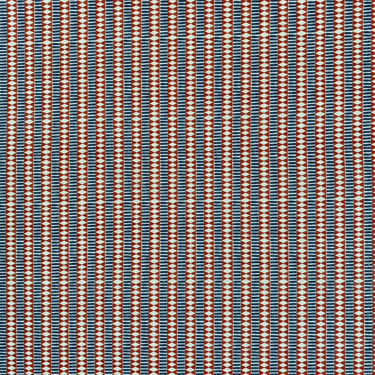 Mexica Stripe Red & Indigo - Image 2