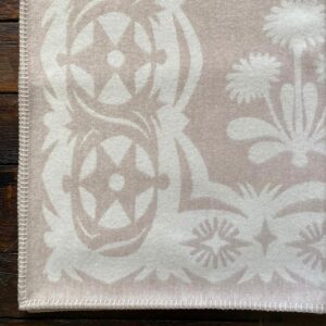 super soft wool cream blanket