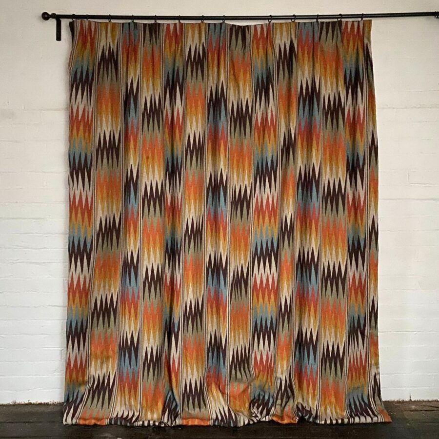 Single curtain in Zhivago Linen from Tinsmiths of Ledbury
