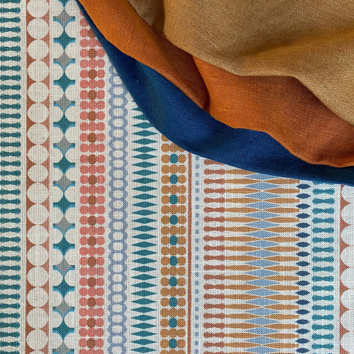 Omega Stripe Teal & Buckskin - Image 4