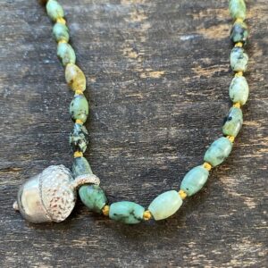 African Turquoise Necklace CDLT 3/18a - Image 4