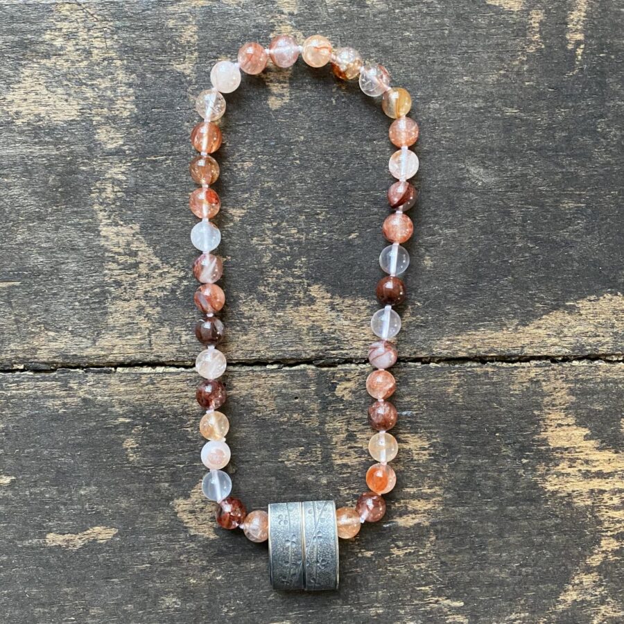 Rock Crystal & Silver Necklace CDLT 9/2