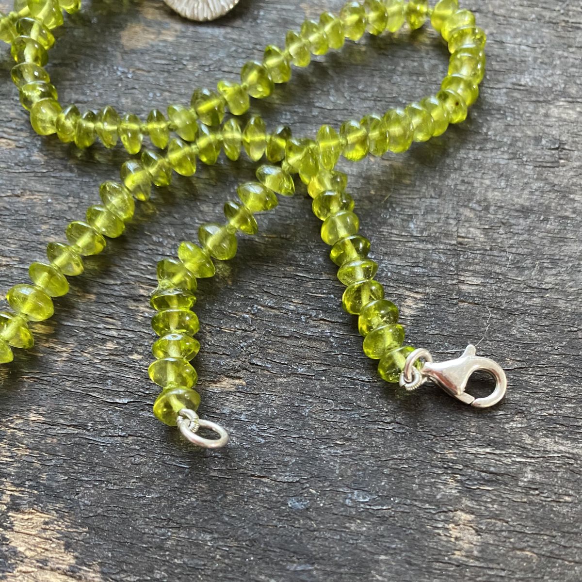 Peridot & Silver Necklace CDLT 9/5 - Image 3