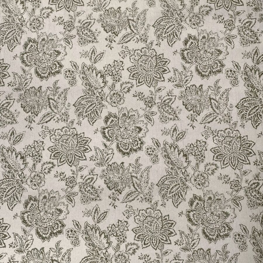 Cedric patterned fabric flatlay