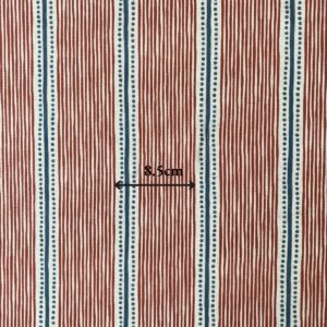 Extra Wide Avebury Stripe Strawberry & Indigo - Image 4