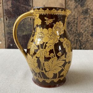 Katie B Morgan Slipware Jug KMSOR3 Anemones - Image 4