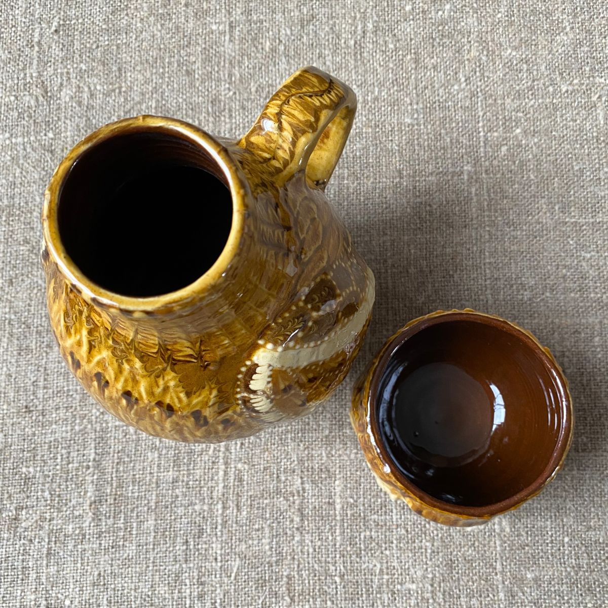 Carole Glover Tawny Owl Cup & Jug CAOL4 - Image 3