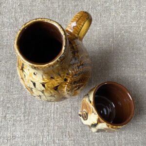 Carole Glover Long Eared Owl Cup & Jug CAOL6 - Image 3