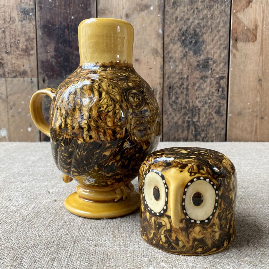 Carole Glover Ozzy Owl Jug CAOZ2