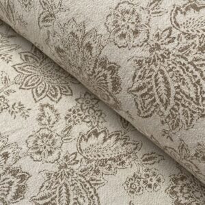 Tree of Life patterned fabric on a slanted roll