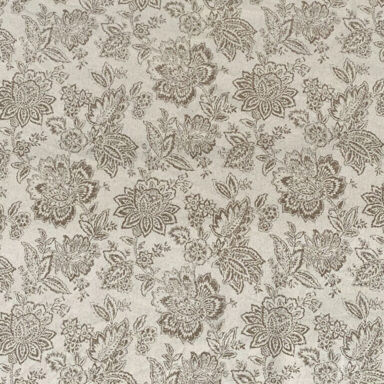 Tree of Life patterned fabric on a slanted roll