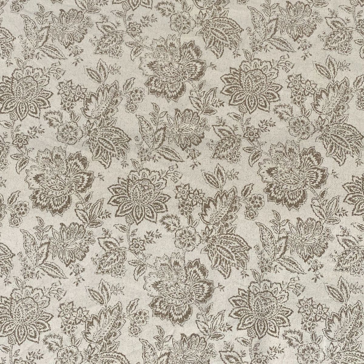 Tree of Life patterned fabric on a slanted roll