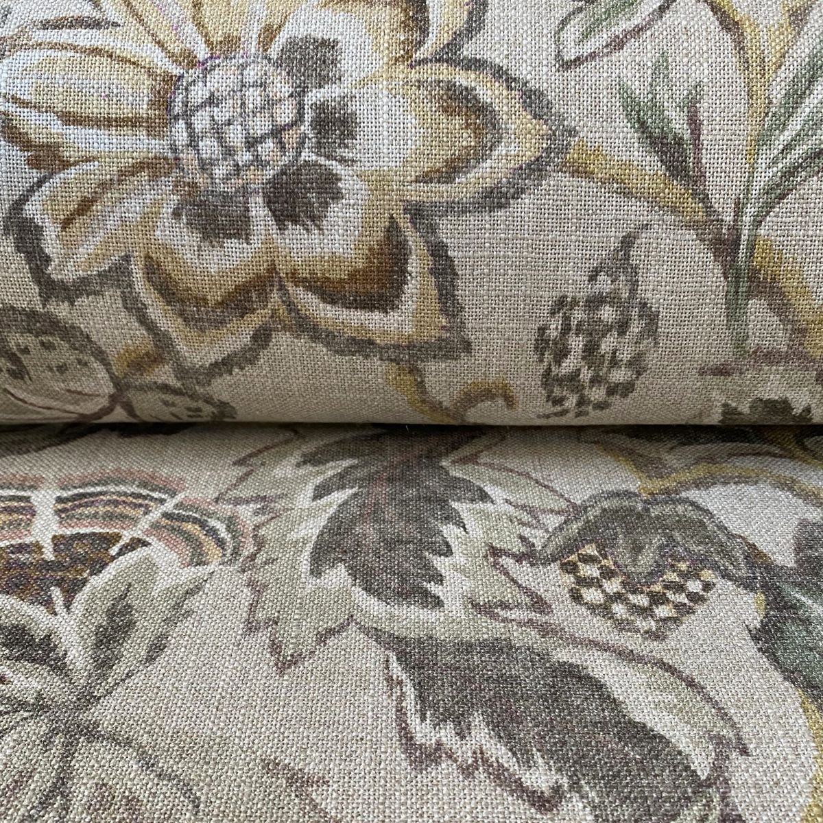Extra Wide Marwari linen mix fabric on a roll