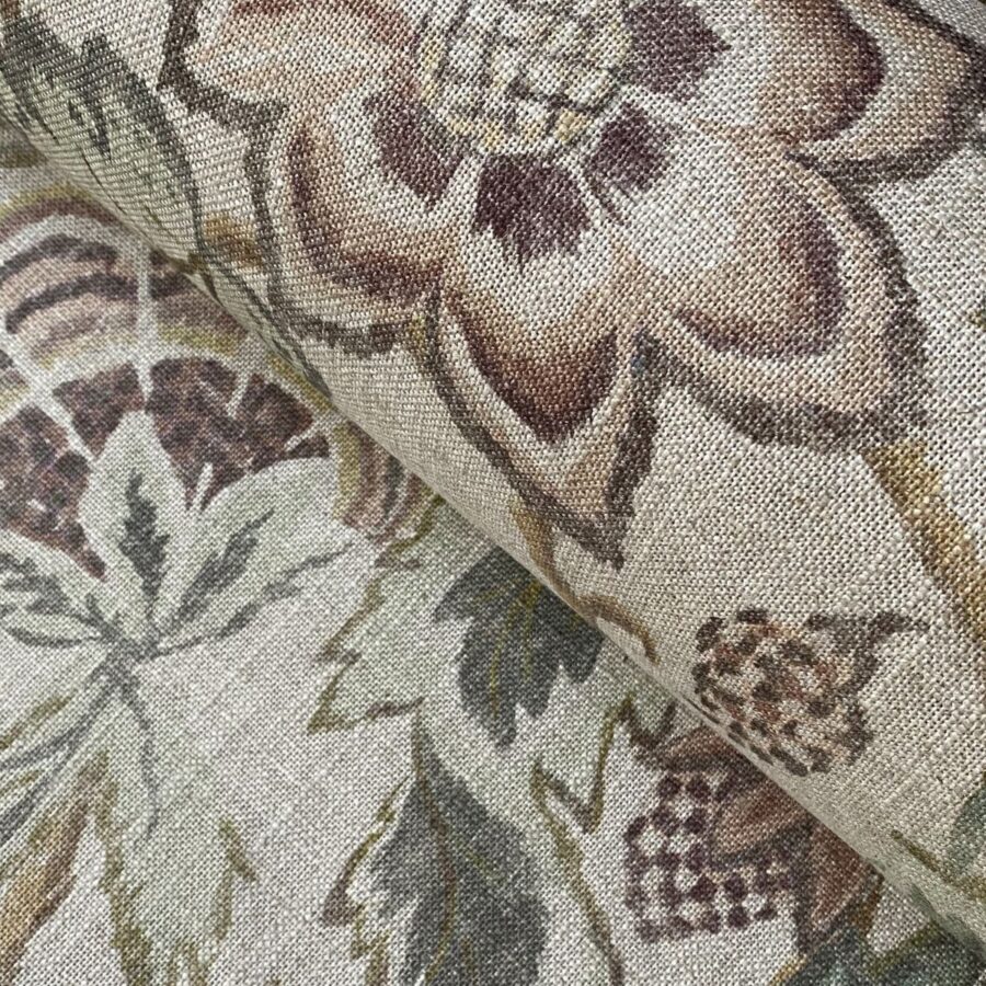 Extra Wide Marwari linen mix fabric on a roll