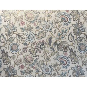 Extra Wide Marwari print linen-mix fabric on a roll