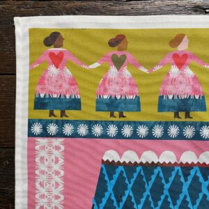Marion Elliot Tea Towel - Horses & Dancers - Image 3