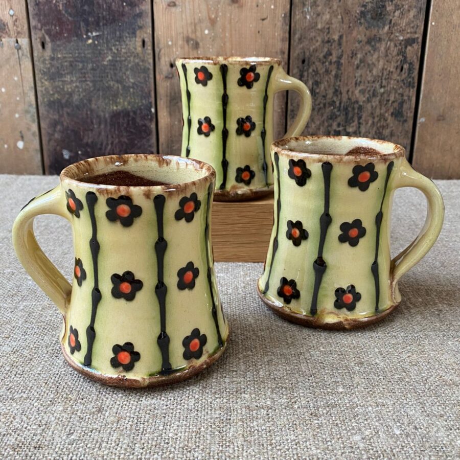 Paul Young mug in cream slipware