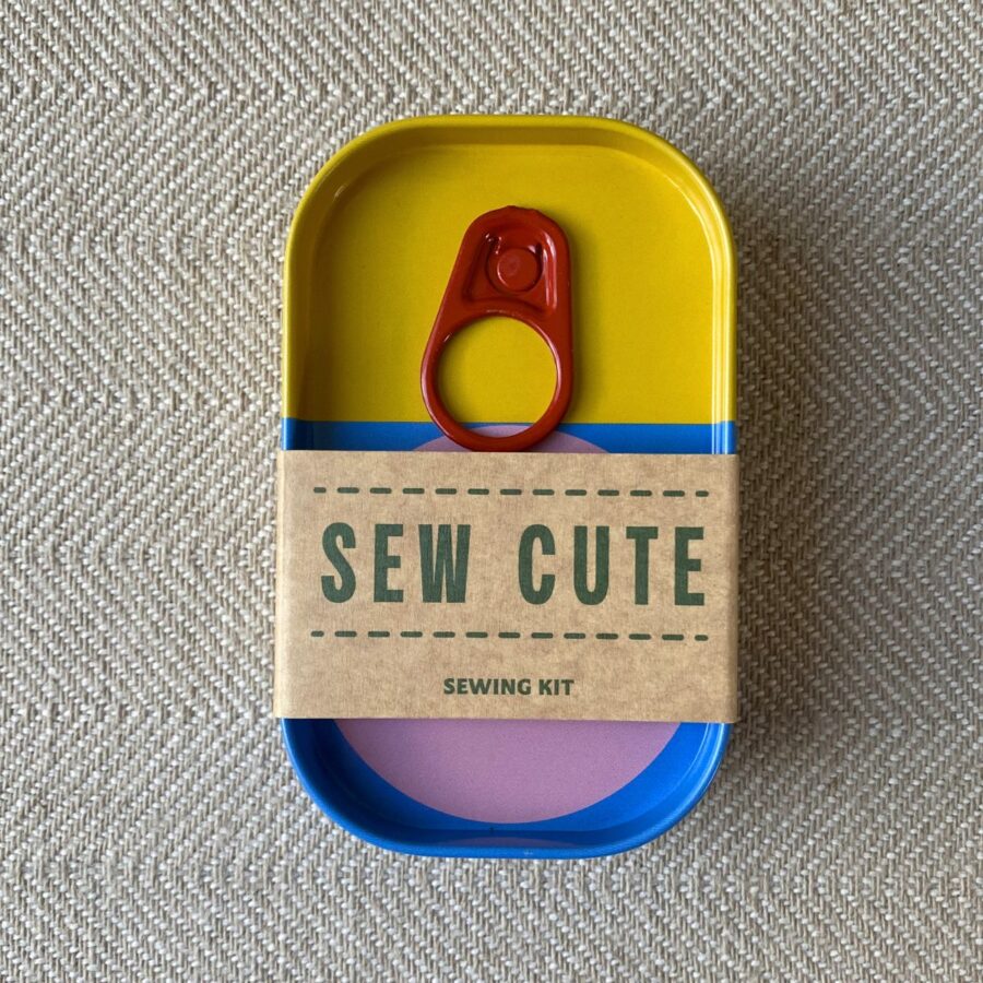 Tinned Goods Sewing Kit in a Tin