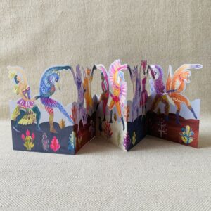Sarah Young Carnival Dancers Folding Card