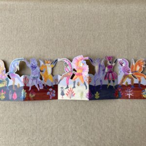 Sarah Young Carnival Dancers Folding Card