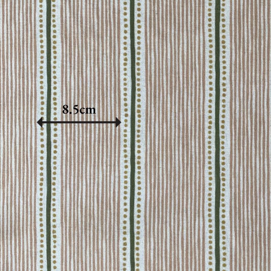 Extra Wide Avebury Stripe fabric Blush