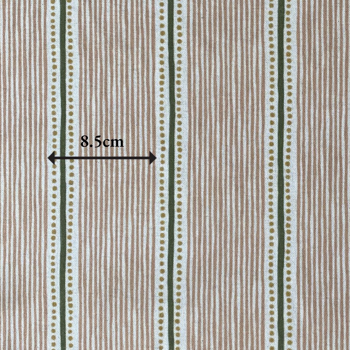 Extra Wide Avebury Stripe fabric Blush