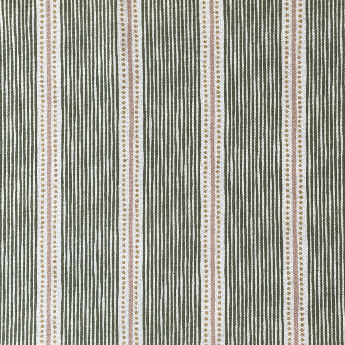 Extra Wide Avebury Stripe fabric Leaf