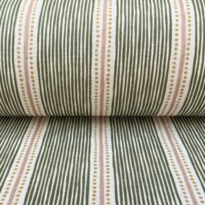 Extra Wide Avebury Stripe Leaf Green - Image 3