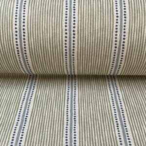 Extra Wide Avebury Stripe Sage & Indigo - Image 3