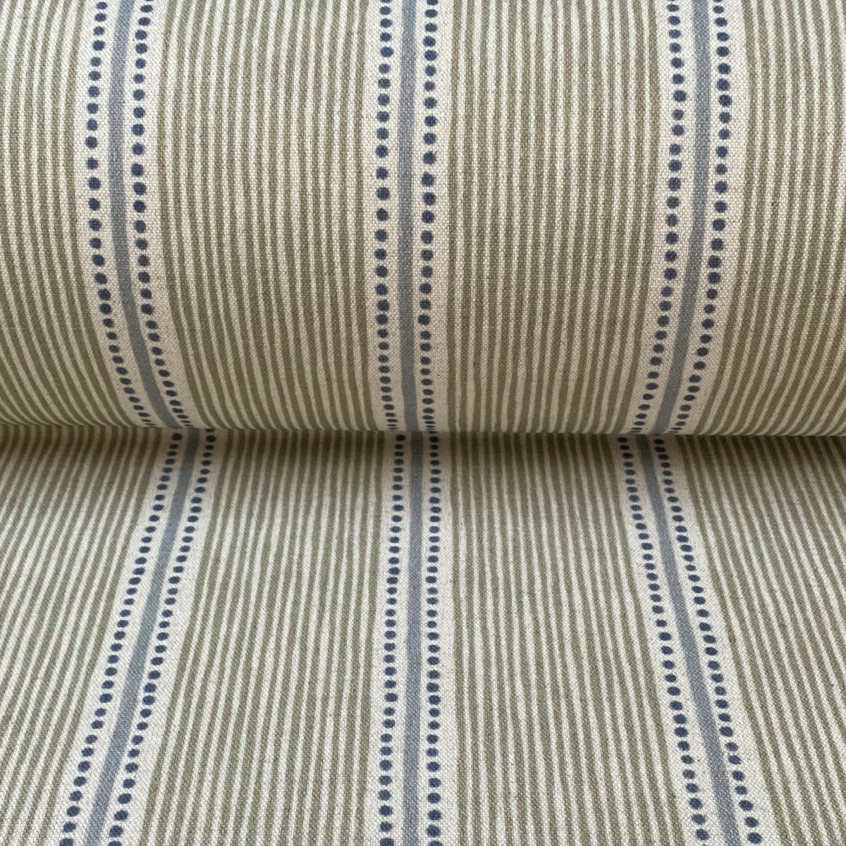 Extra Wide Avebury Stripe Sage & Indigo - Image 3